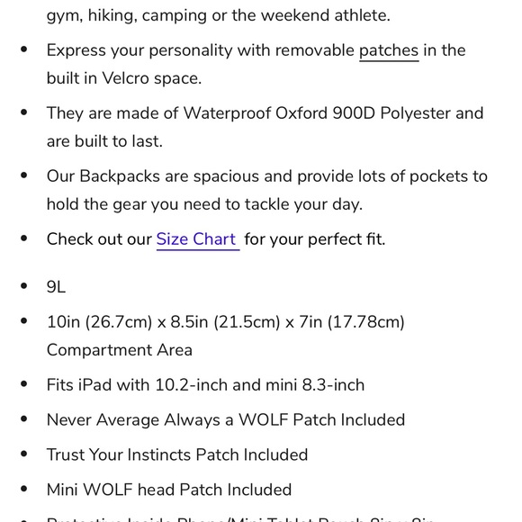 Wolfpak Mini Backpack (9L) - Picture 6 of 6